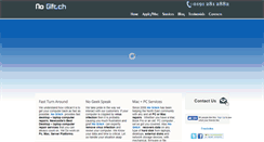 Desktop Screenshot of noglitch.co.uk